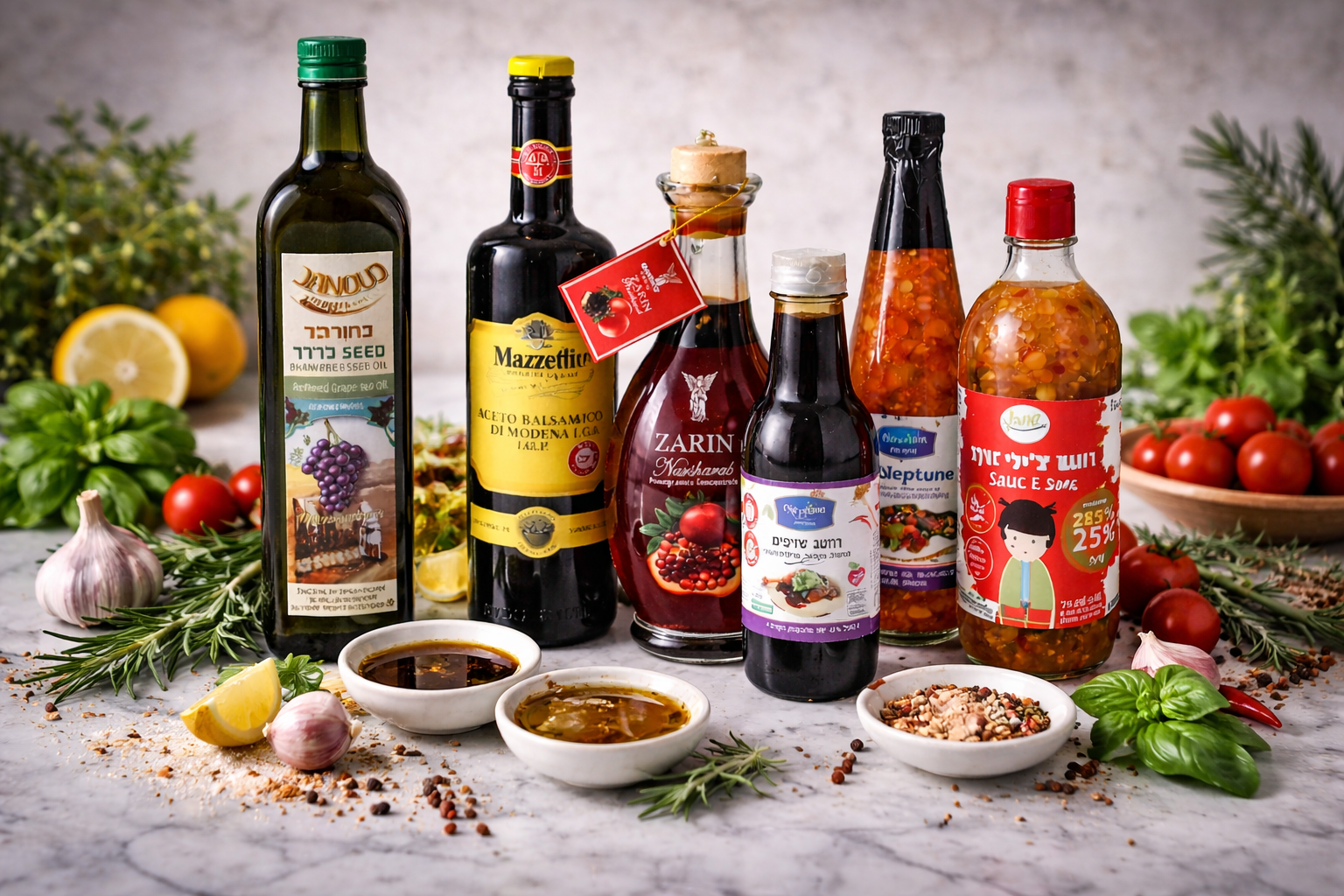 שמנים, רטבים ותיבול