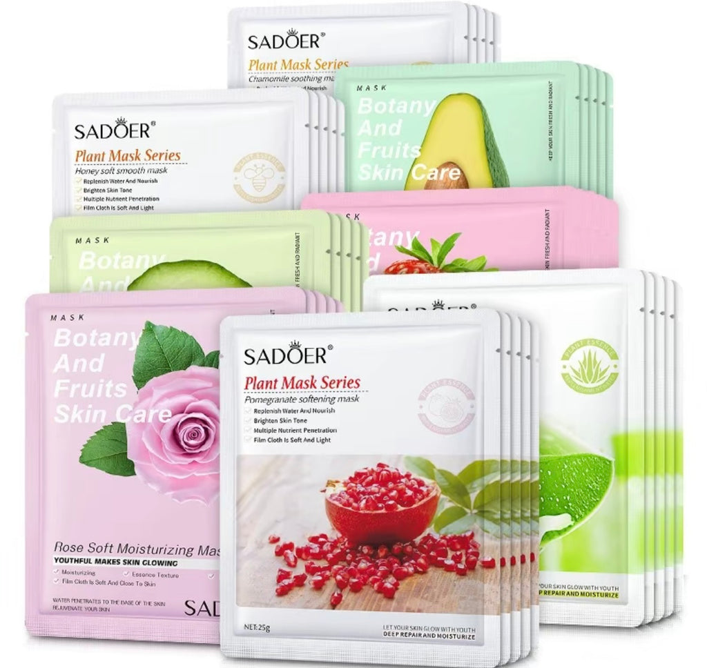 מגוון מסכות לפנים