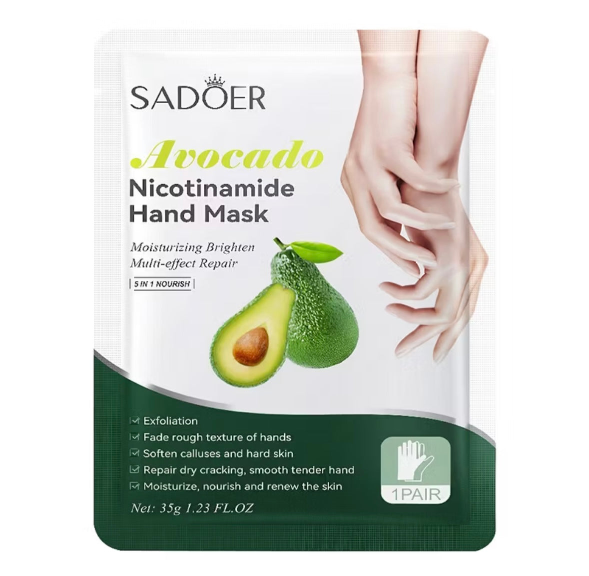 מגוון מסכות ידיים