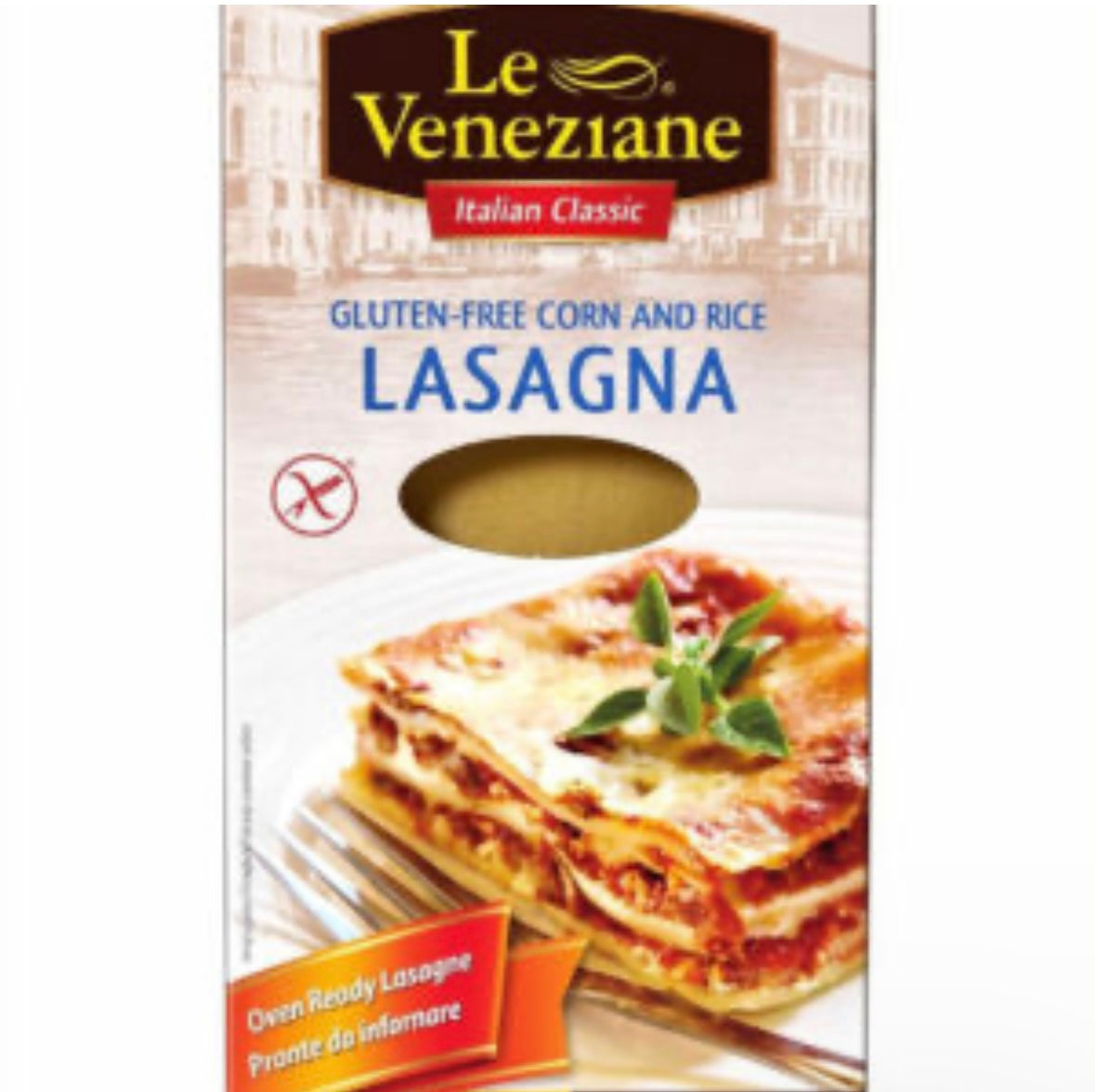 דפי לזניה ללא גלוטן Le Veneziane