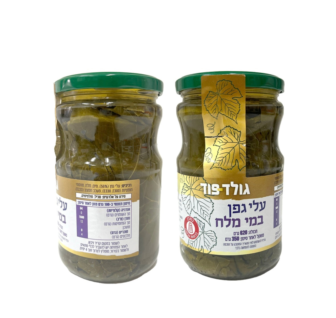 עלי גפן במי מלח גולד-פוד