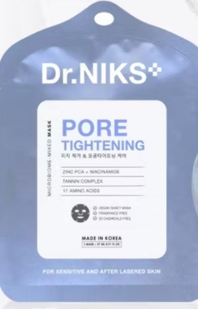 Dr.NIKS Pore Tightening מסכת פרימיום קוריאנית להידוק וסגירת נקבוביות