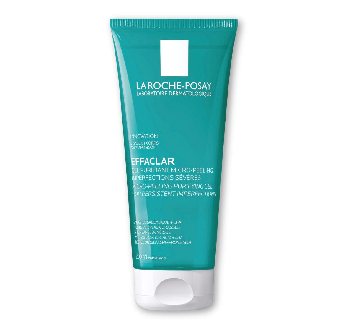 La Roche-Posay Effaclar Micro-Peeling Gel – ג’ל ניקוי מיקרו פילינג לכהות ופגמי עור 15 מ״ל