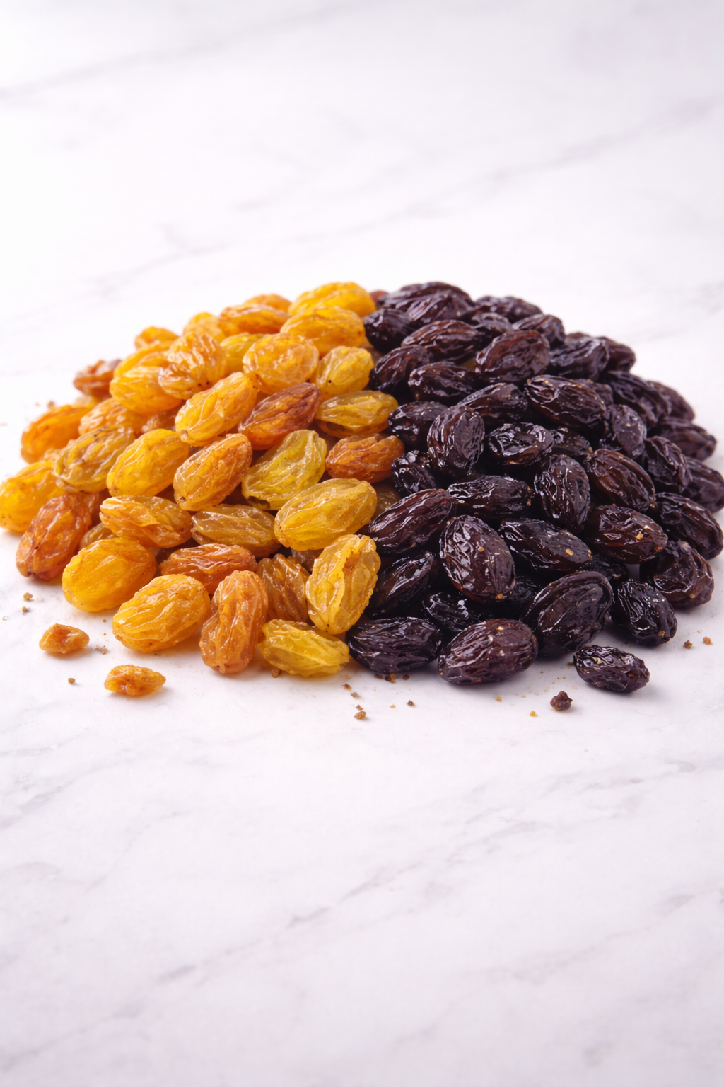 צימוקים צהובים/שחורים 250 גרם