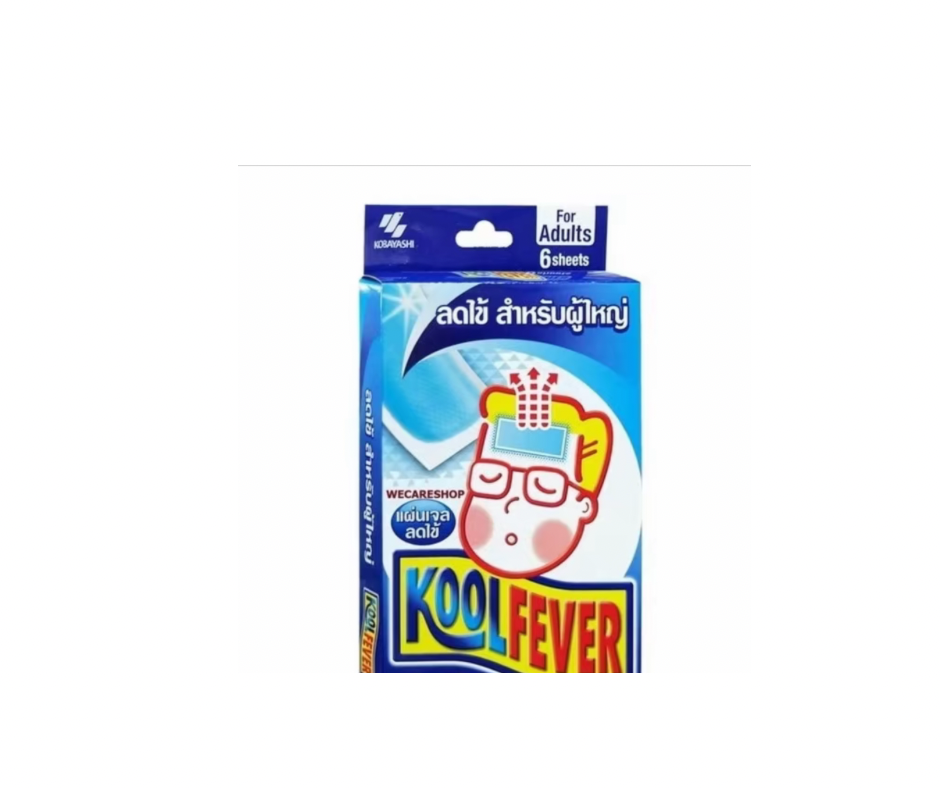 6 יחידות רטיות להורדת חום,קירור והקלה על כאבי ראש למבוגרים