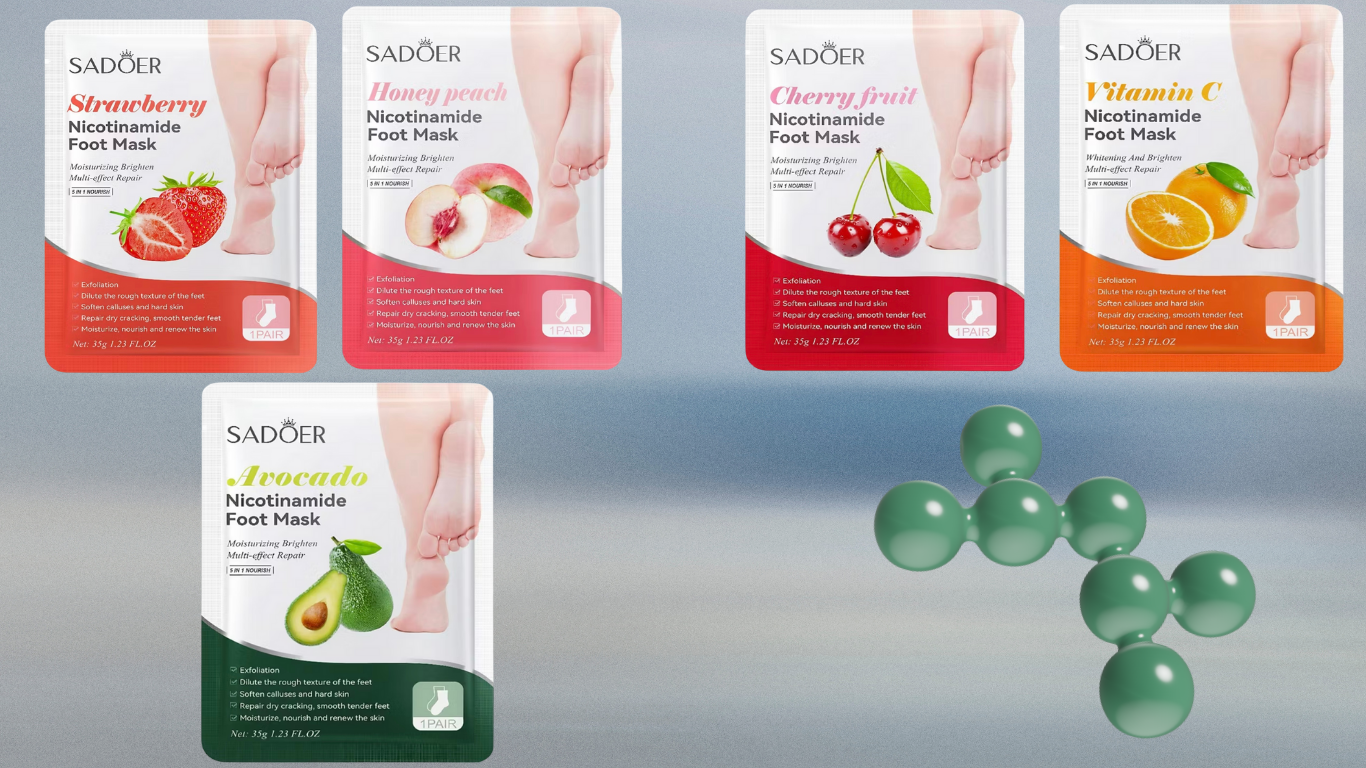 מגוון מסכות רגליים