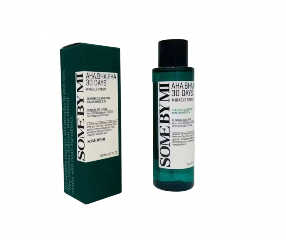 SOME BY MI – טונר קוריאני AHA·BHA·PHA Miracle 30 Days | ניקוי עמוק, החלקת עור וטיפול אקנה | 150 מ״ל