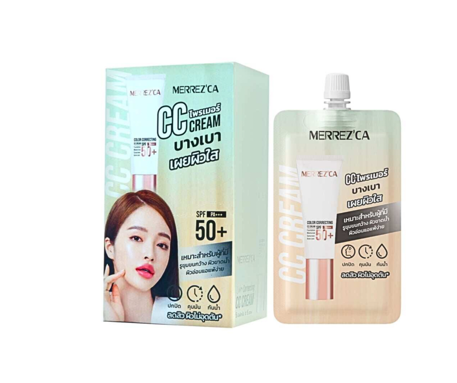 Merrez’ca CC Cream 
כיסוי טבעי אחיד והארת עור מיידית